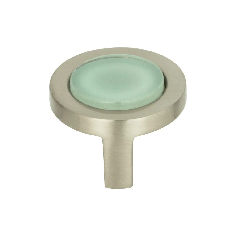 Spa Green Round Knob