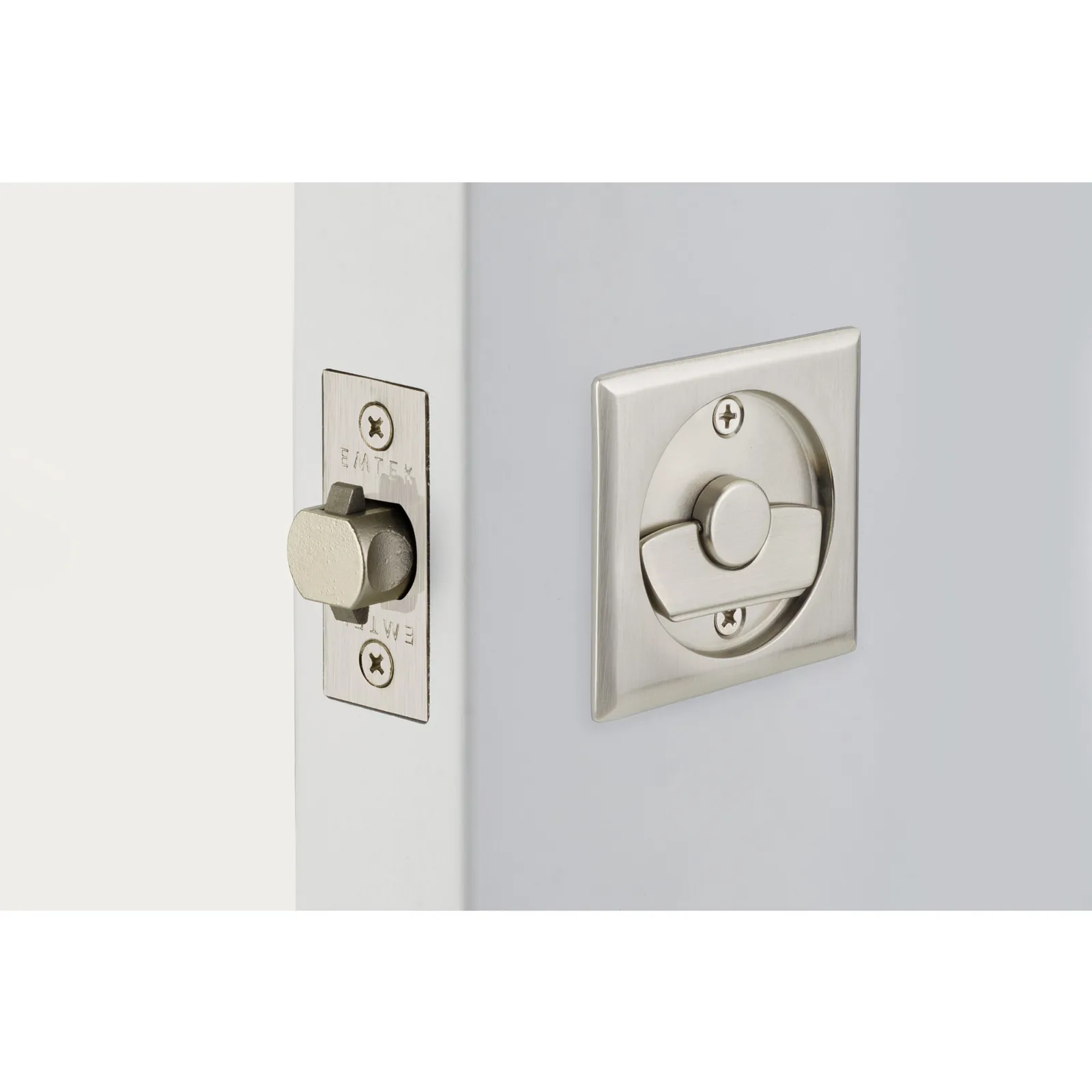 Square Pocket Door Tubular Locks