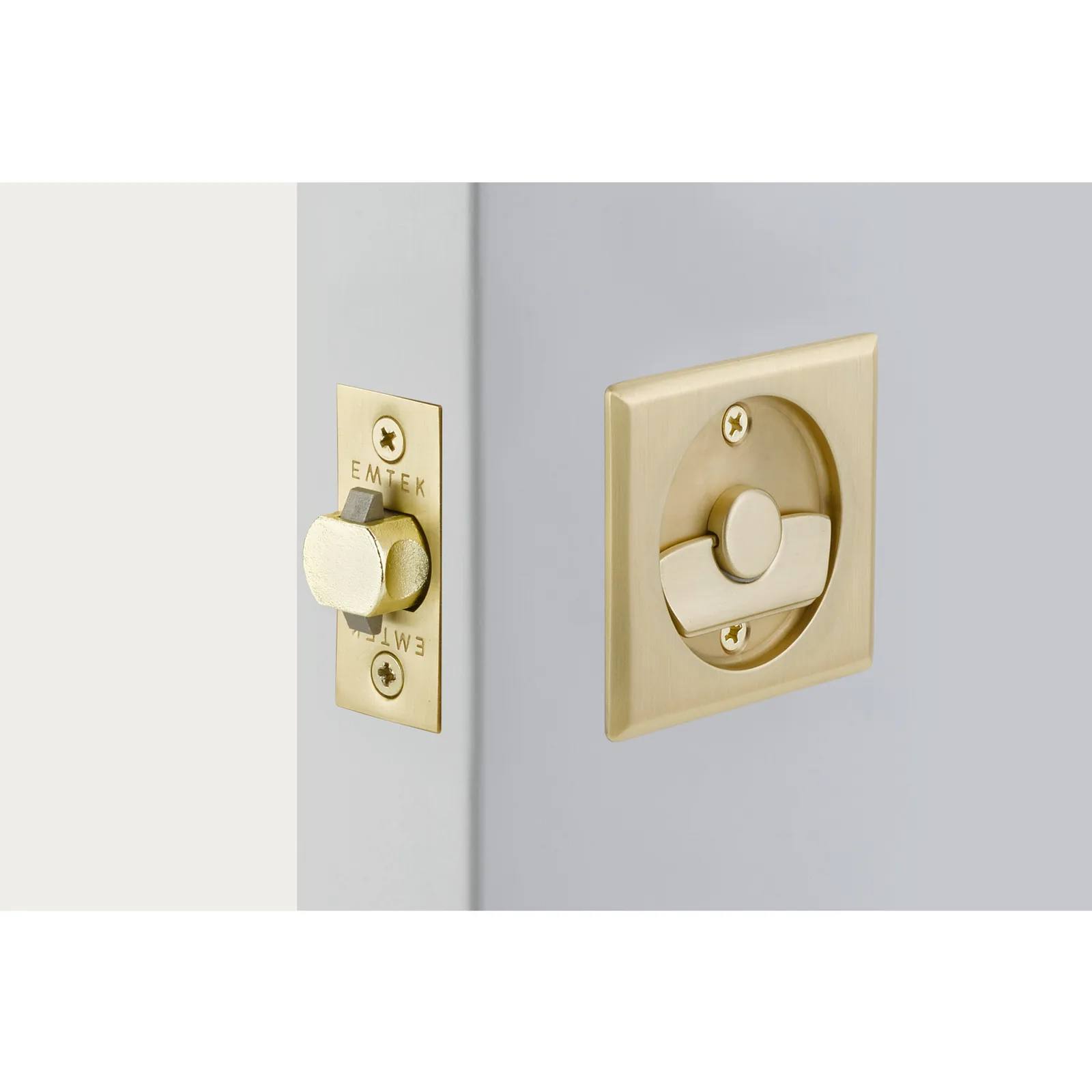 Pocket Door Tubular Lock Square