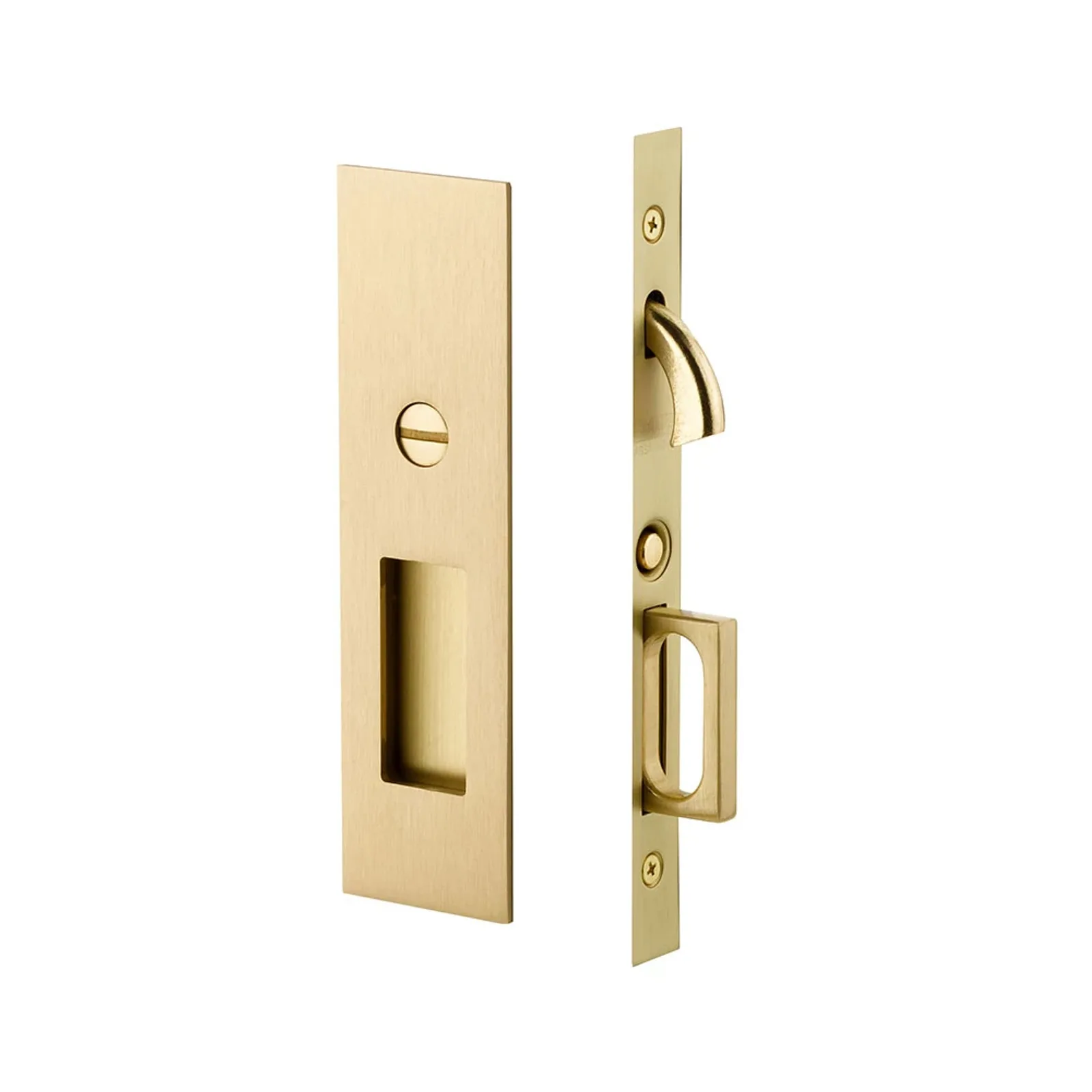 Narrow Modern Rectangular Pocket Door Mortise