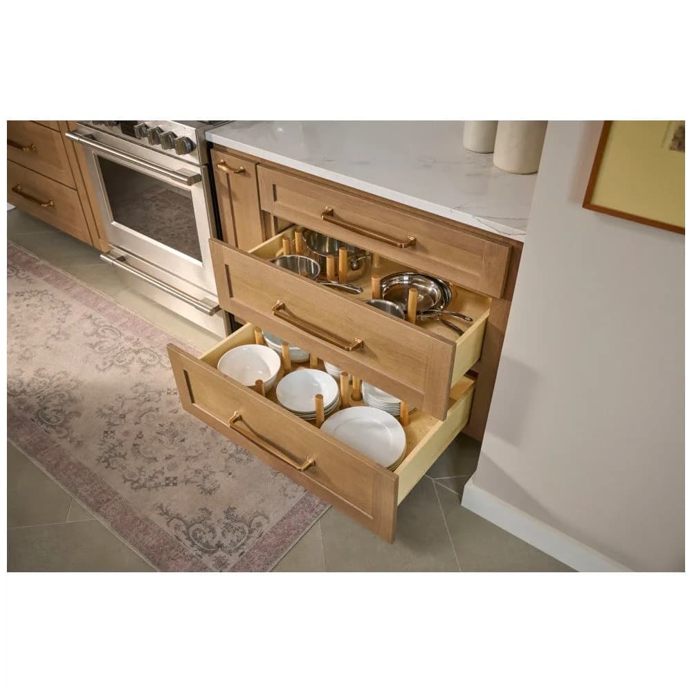Peg Board Drawer Insert with 12 Pegs