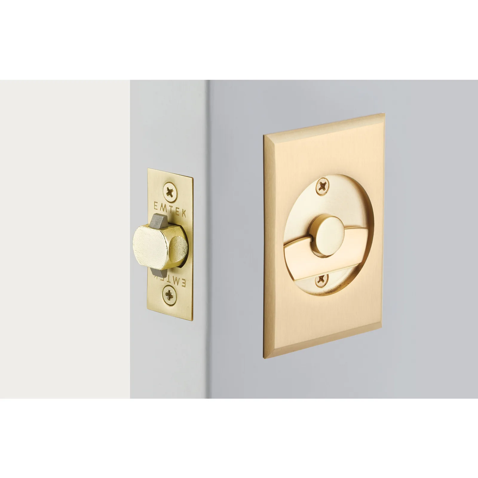 Pocket Door Tubular Rectangular Lock